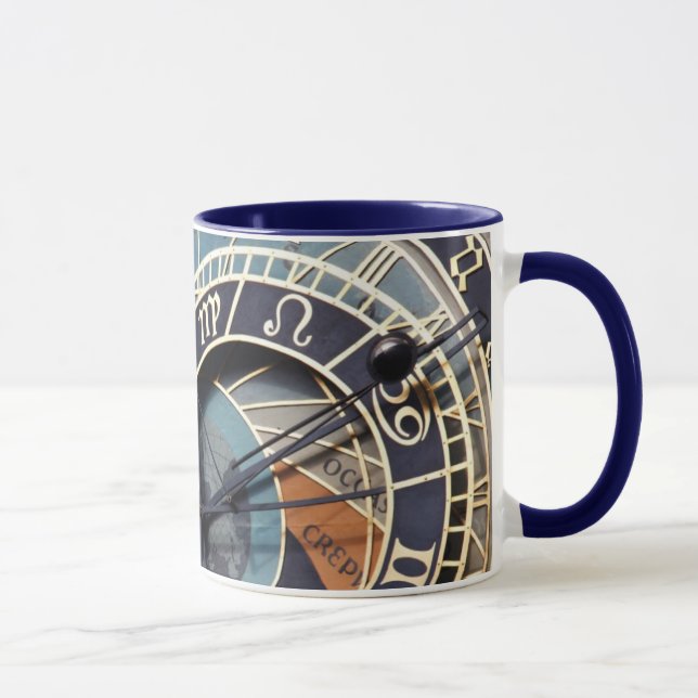 prague astronomical clock ceramic mug (Right)