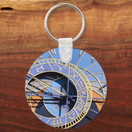 Prague _ Astronomical Clock Czechia Orloj  Praha Keychain