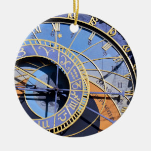 Prague - Astronomical Clock - Orloj (Christmas) Ceramic Ornament