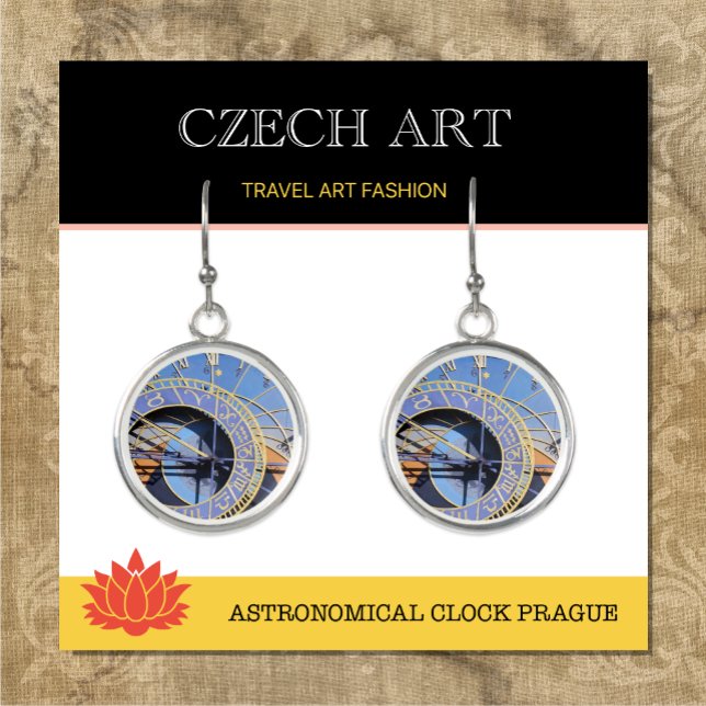 Prague - Astronomical Clock - Orloj (Praha) Earrings (Creator Uploaded)