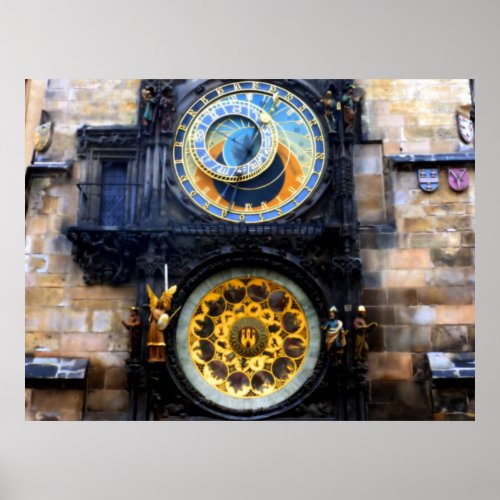 Prague Astronomical Clock Photo Poster