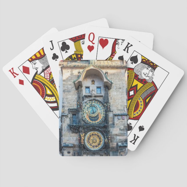 Prague Astronomical Clock Poker Cards (Back)