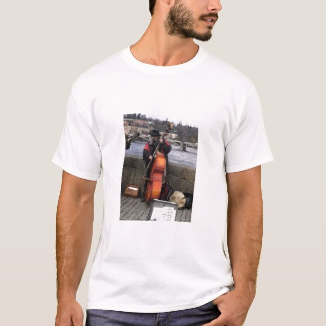 Prague Bassist T-Shirt (Front)