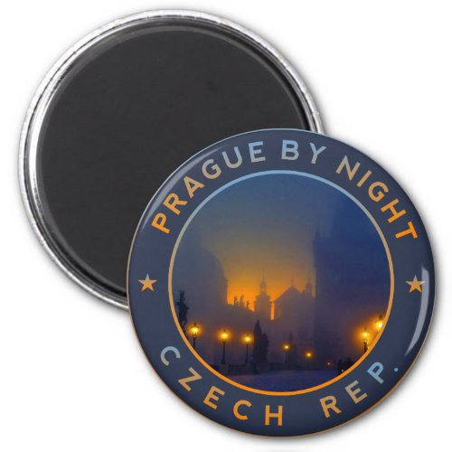 Prague by Night Magnet