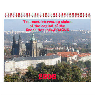 PRAGUE Calendar 2009 - Customized