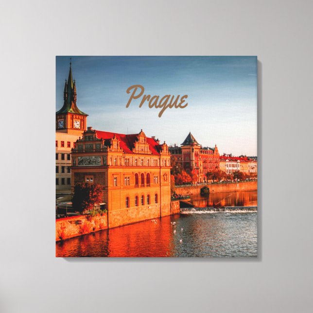 Prague Capital of the Czech Republic Canvas Print (Front)