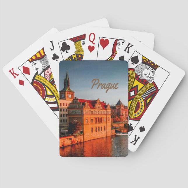 Prague Capital of the Czech Republic Poker Cards (Back)