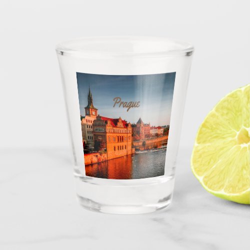 Prague Capital of the Czech Republic Shot Glass