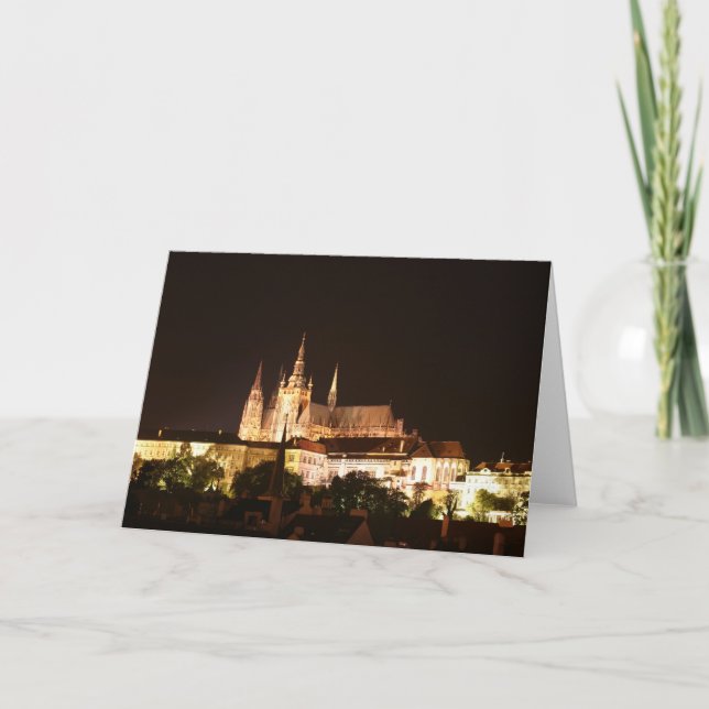 Prague Castle Card (Front)