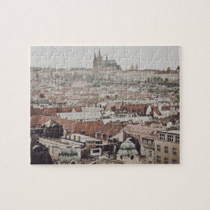 Prague Castle in the city of Prague Czech Republic Jigsaw Puzzle