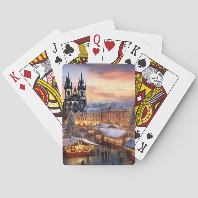 Prague castle poker cards (Back)