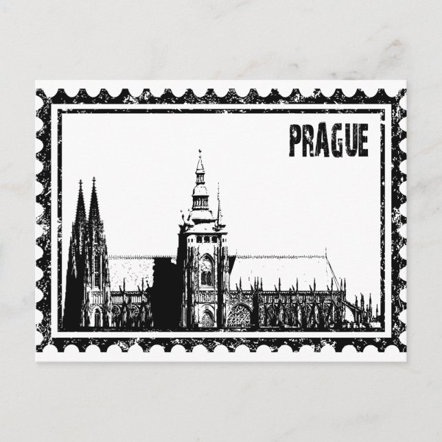 Prague castle postcard (Front)