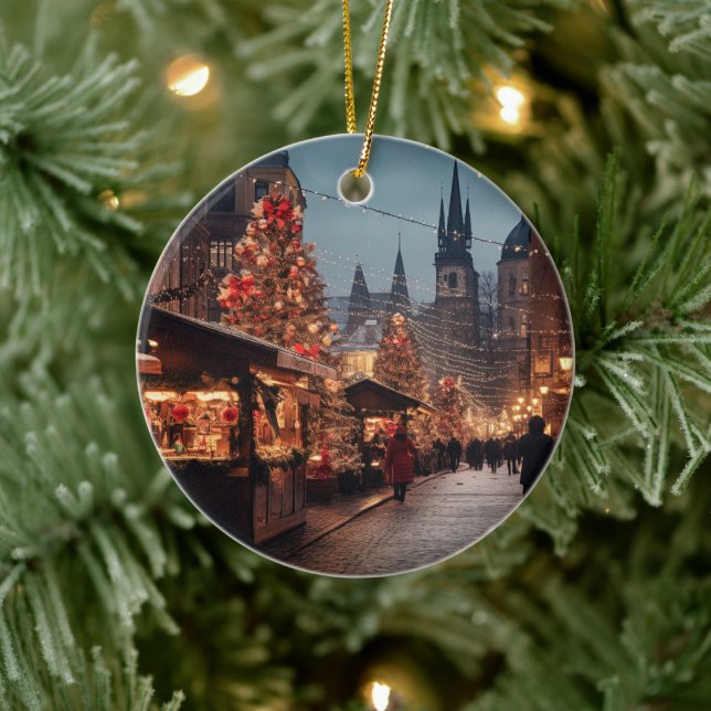 Prague Ceramic Ornament (Tree)