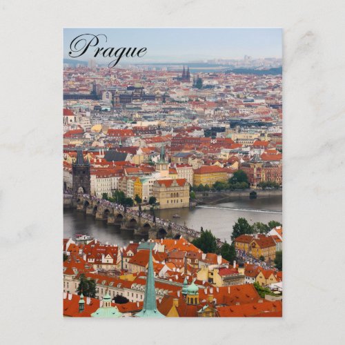 Prague Charles Bridge Karlův most Postcard