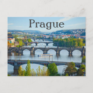 Prague City Czech Republic Postcard