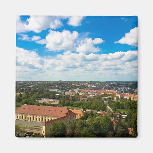 Prague Cityscape Magnet (Front)