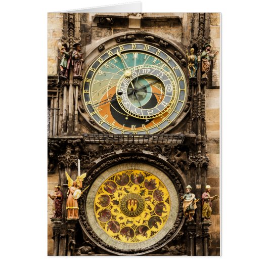 Prague clock cards (Front)