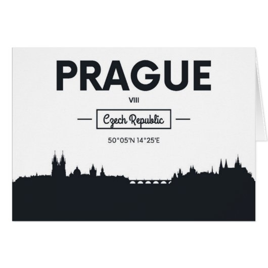 Prague, Czech Republic Cards (Front Horizontal)