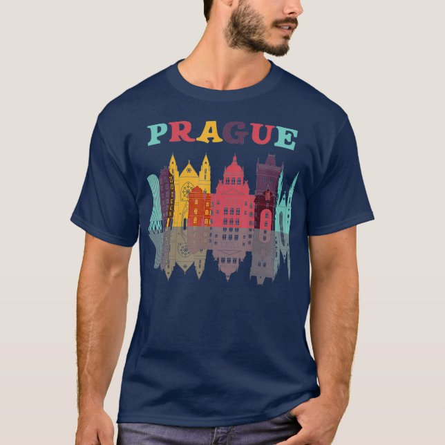 Prague Czech Republic Family Vacation Europian T-Shirt (Front)