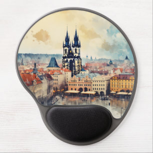 Prague Czech Republic Gel Mouse Pad