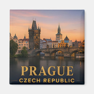 Prague Czech Republic Historic Travel Destination Magnet