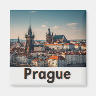 Prague Czech Republic Old Town Travel Keepsake 🗺️ Magnet