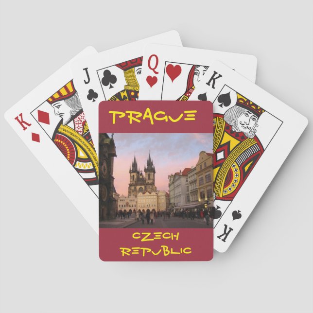 Prague Czech Republic Playing Cards (Back)