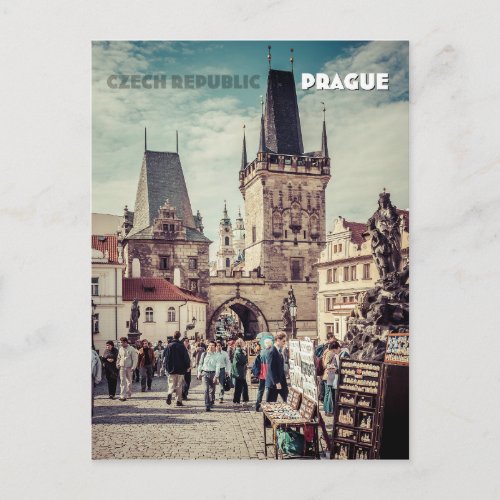 Prague Czech Republic Postcard