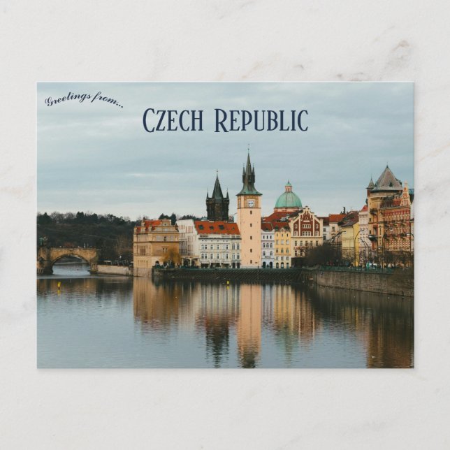Prague Czech Republic Postcard (Front)