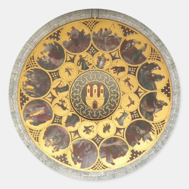 Prague, Czech Republic Sticker (Front)