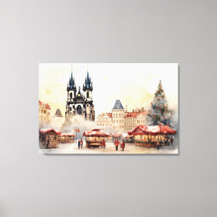 Prague, Czech Republic - Stretched Canvas Print