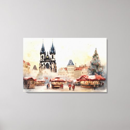 Prague Czech Republic _ Stretched Canvas Print