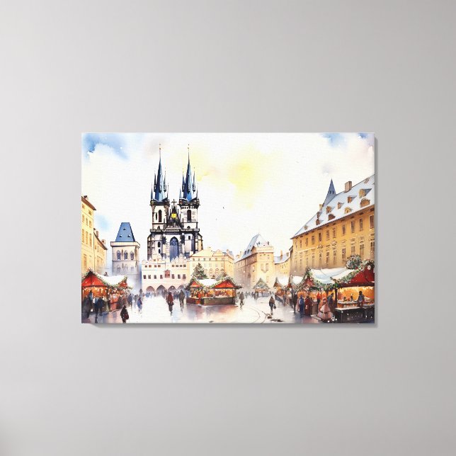 Prague, Czech Republic - Stretched Canvas Print (Front)