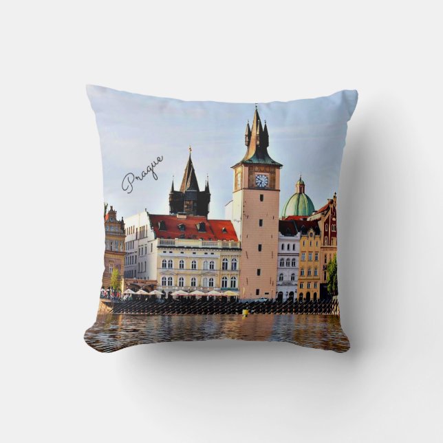 Prague, Czech Republic, Throw Pillow (Front)