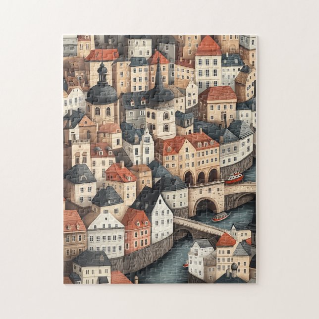 Prague Czech Republic Travel Jigsaw Puzzle (Vertical)