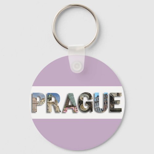 Prague Czech Republic Travel Photos Keychain