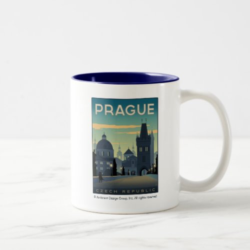 Prague Czech Republic Two_Tone Coffee Mug