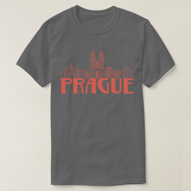 Prague Czech T-Shirt (Design Front)
