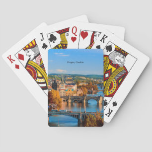 Prague Czechia Bridges Poker Cards