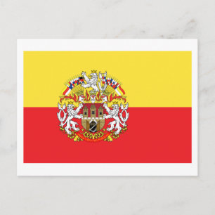 Prague Flag Postcard