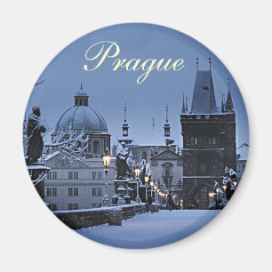 Prague fridge magnet
