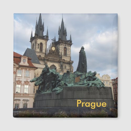 prague fridge magnet