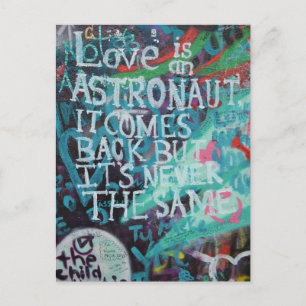 Prague Graffiti Postcard