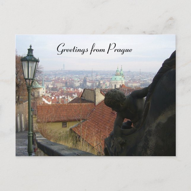 prague greetings postcard (Front)