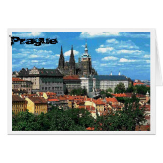 Prague In Blue Cards