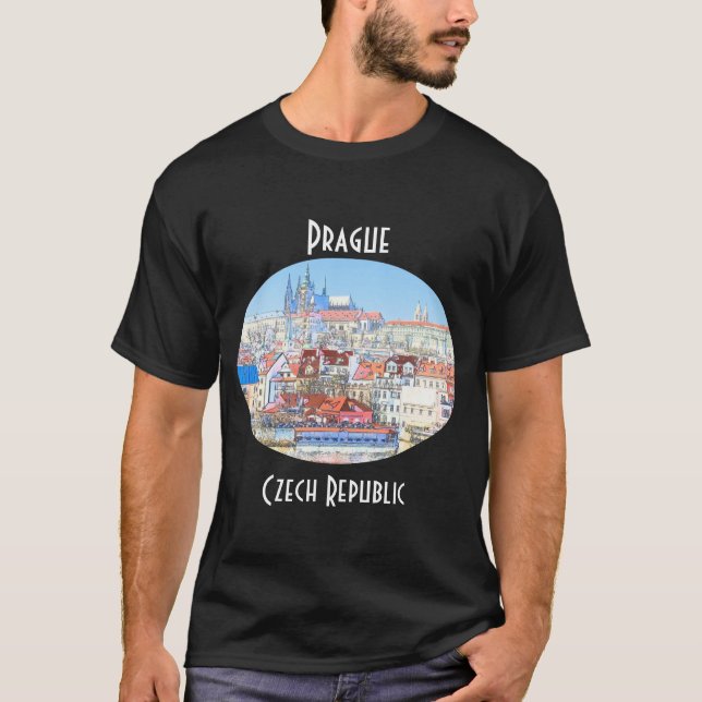 Prague in Pastel Men's Shirt (Front)