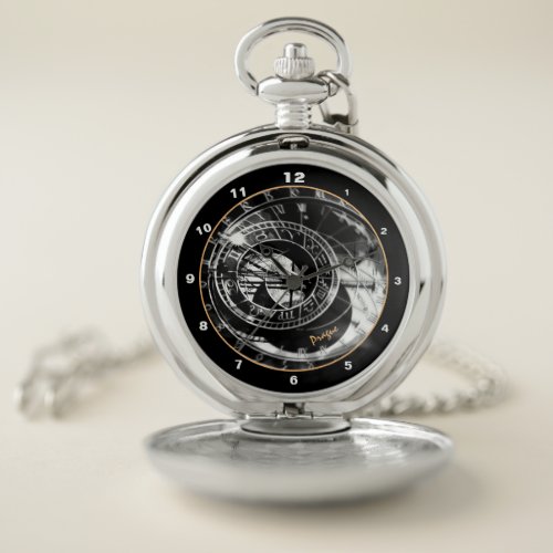 Prague Magic Orloj  Timeless Astronomical Clock   Pocket Watch