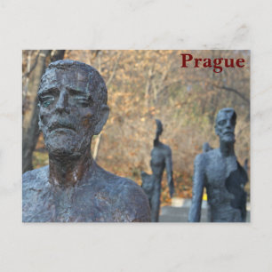 Prague memorial postcard