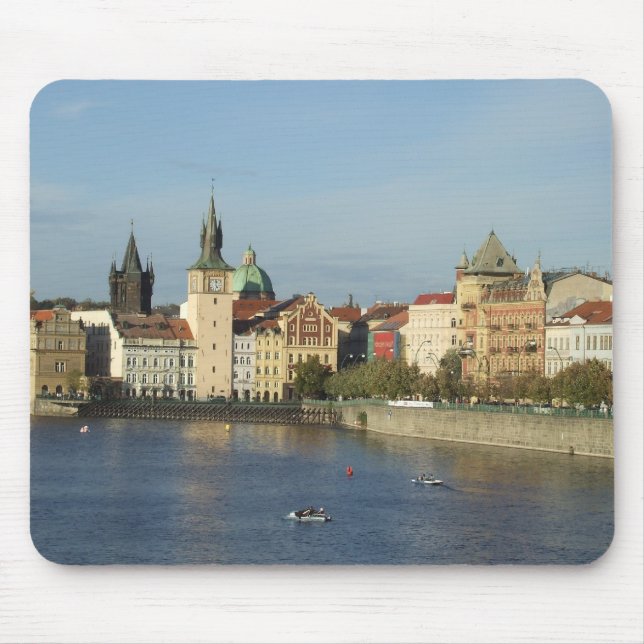 Prague Mousepad Water Scene (Front)