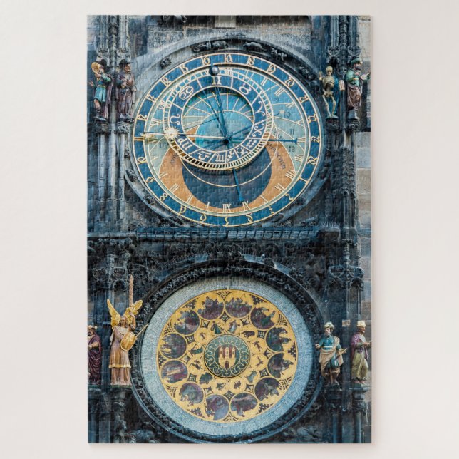 Prague old Astronomical Clock - Czech Republic Jigsaw Puzzle (Vertical)